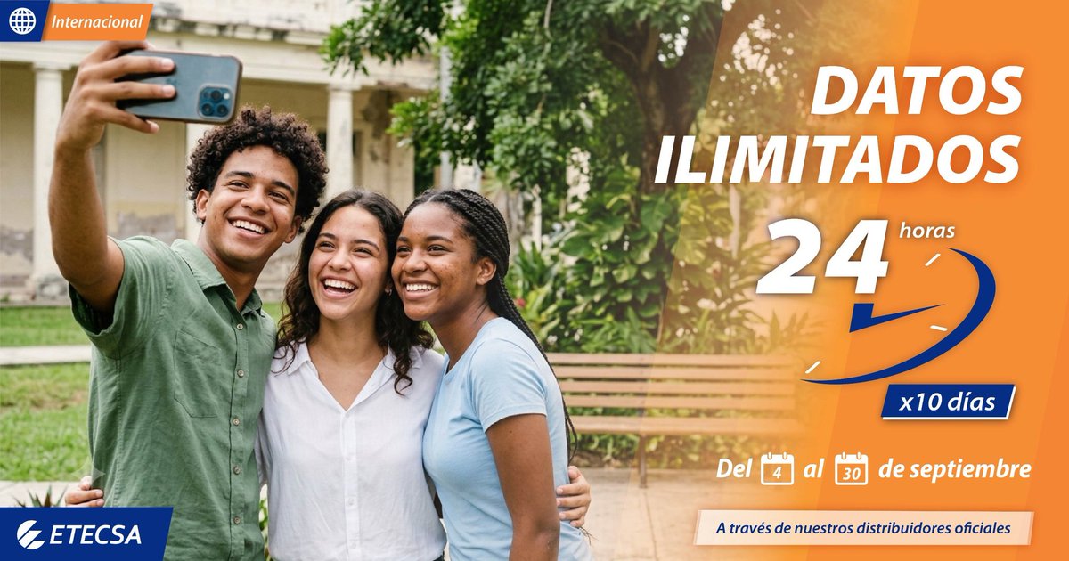 Recarga Cubacel con datos ilimitados 24 horas en septiembre de 2026
