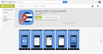 Tu mejor opción en recarga doble a Cuba está sólo en nuestra aplicación para Android