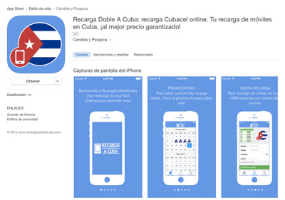 Nuestra aplicación ¡ahora también para iPhone! Tu mejor opción en recarga doble a Cuba
